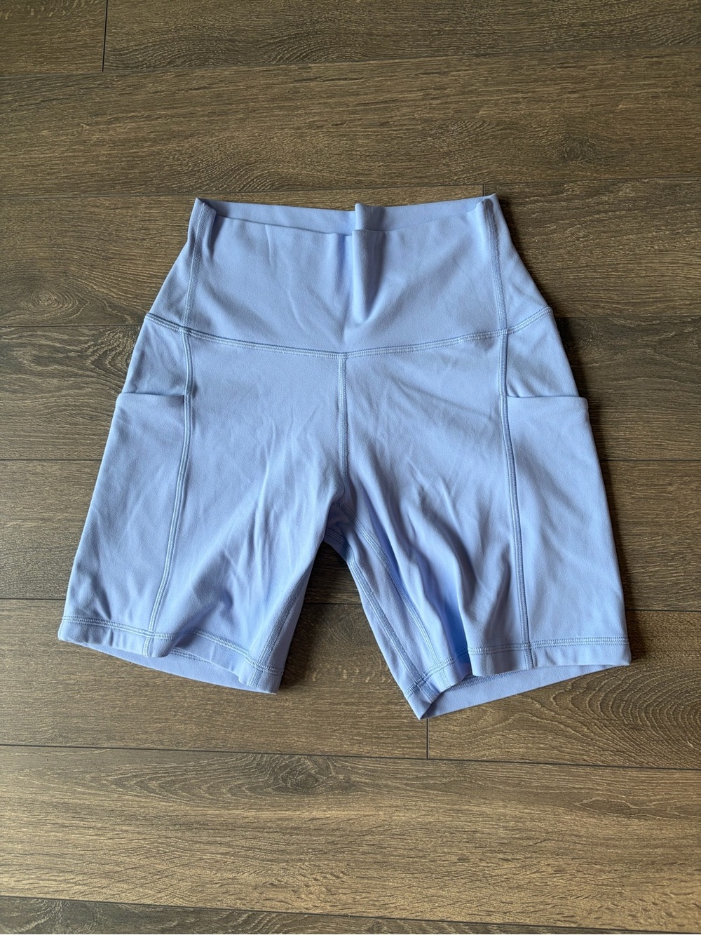 Aritzia Golden Butter Cheeky 7” Shorts with Pockets - 8 - Dayflower Blue